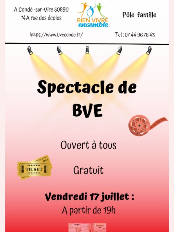 Spectacle  Condé-sur-Vire