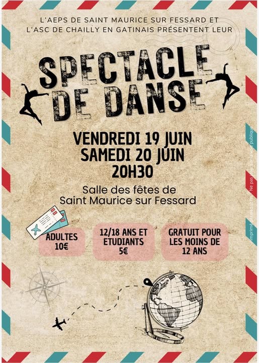Spectacle de danse Saint-Maurice-sur-Fessard
