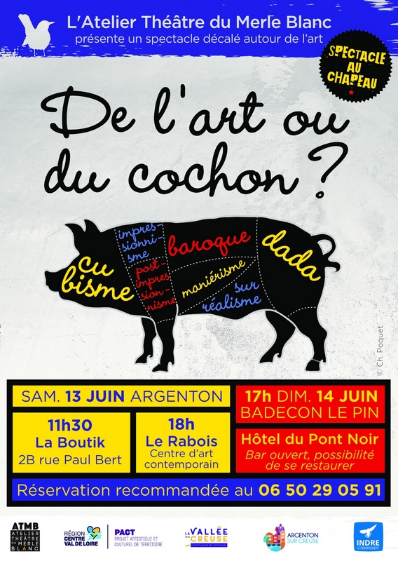 Spectacle De l’art ou du cochon ? Argenton-sur-Creuse