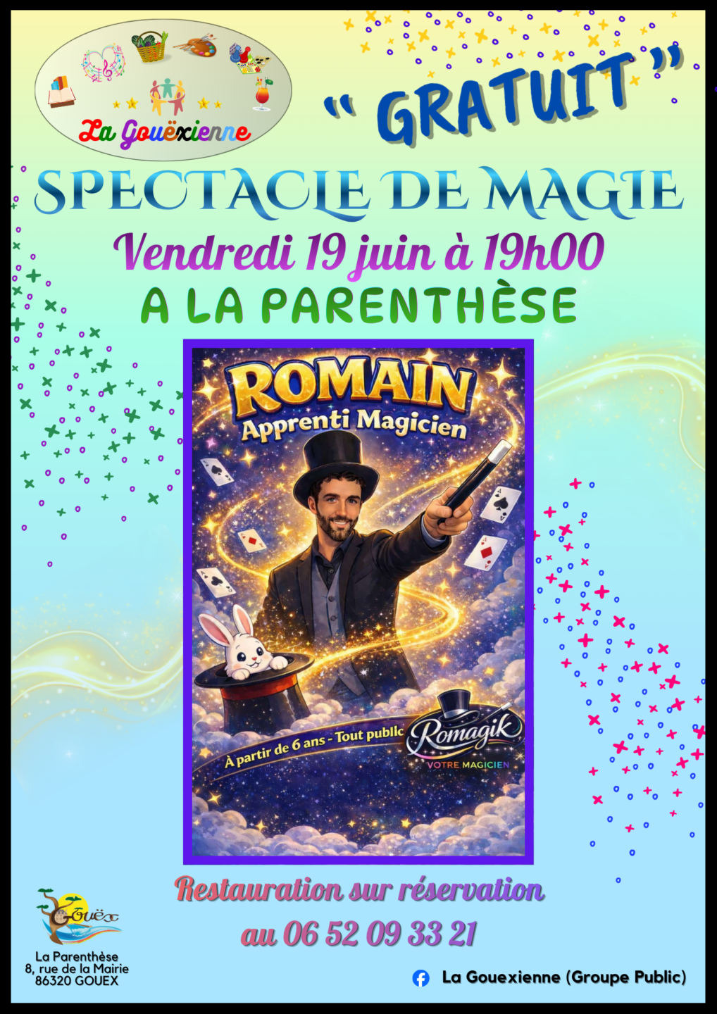 SPECTACLE DE MAGIE LA PARENTHESE Gouex