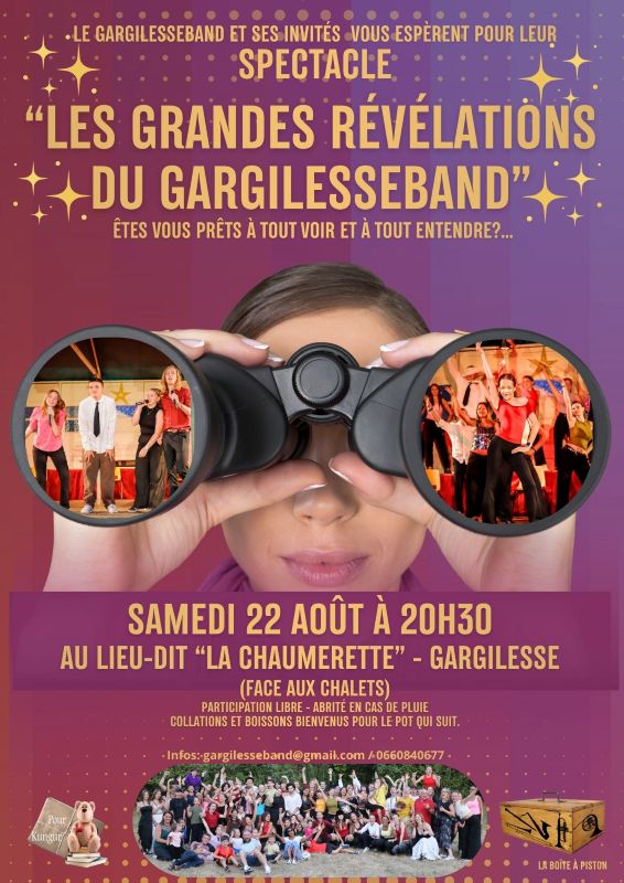 Spectacle du GargilesseBand Gargilesse-Dampierre 2026-08-22