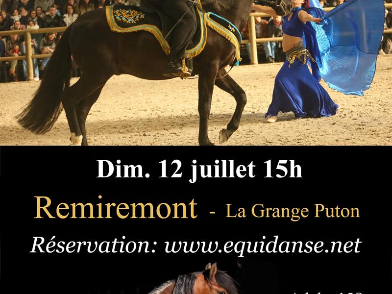 Spectacle EquiDanse Centre équestre La Grange Puton Remiremont