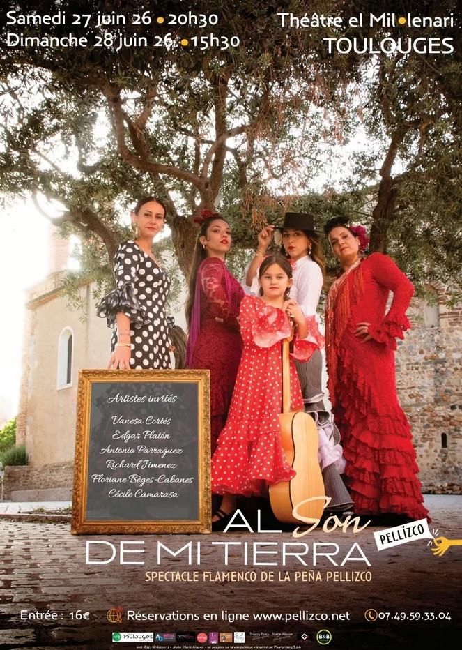 SPECTACLE FLAMENCO DE LA PEÑA PELLIZCO Toulouges