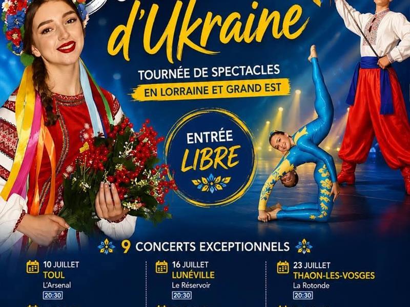 Spectacle Sourires d'Ukraine 15 Avenue du Colonel Péchot Toul 2026-07-10