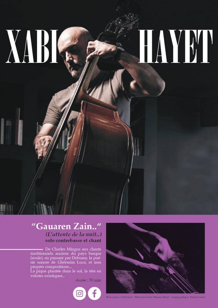 Spectacle Xabi Hayet Gauaren Zain Sorde-l’Abbaye