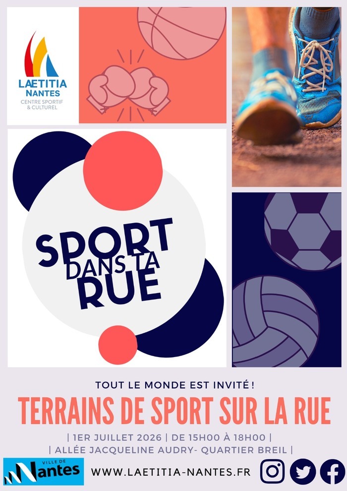 Sport dans ta rue 2026 marché du Breil Nantes