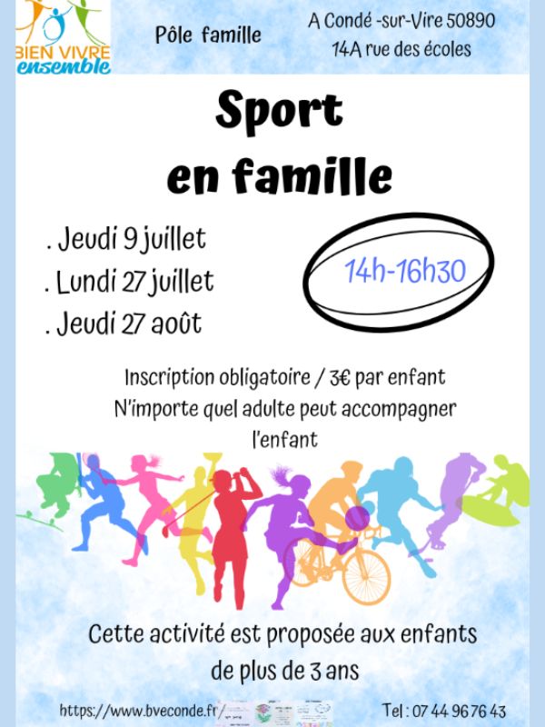 Sport en famille  Condé-sur-Vire