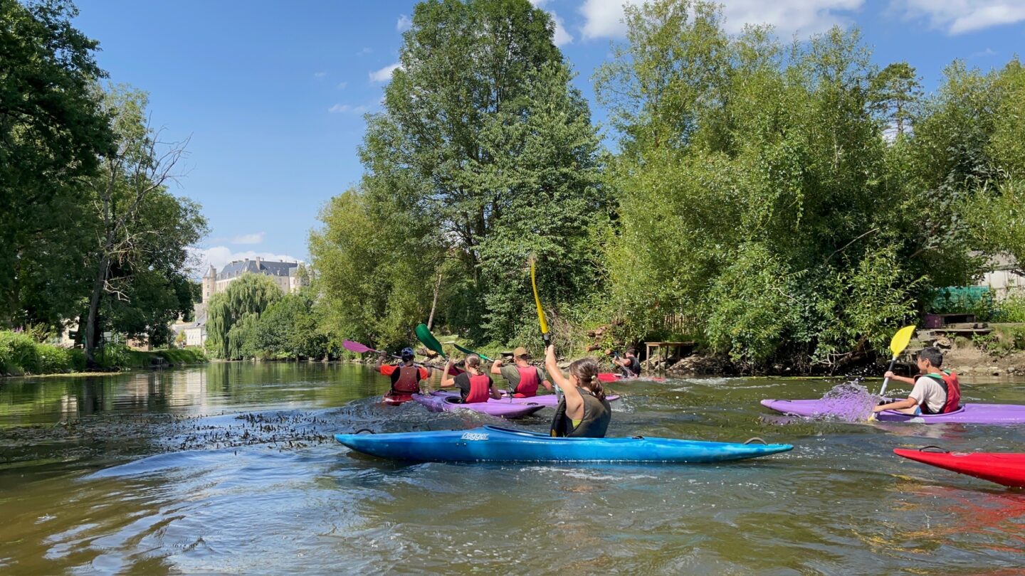 Stage canoë 8-15 ans  Châteauneuf-sur-Cher