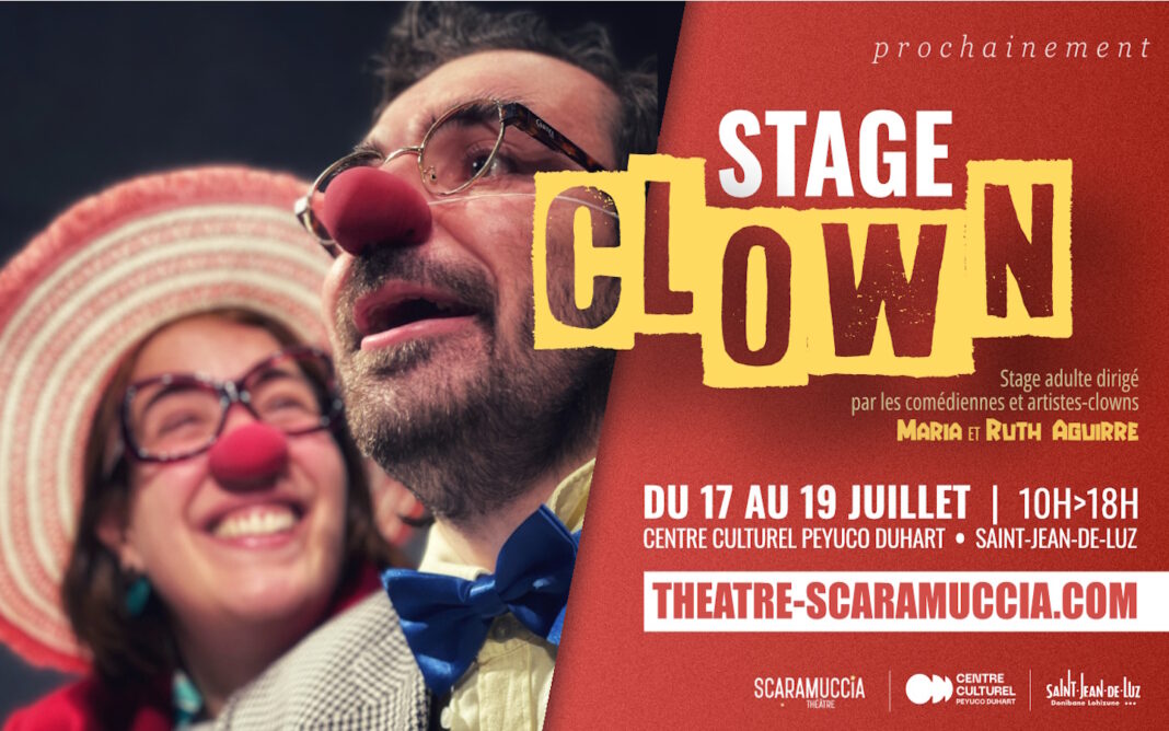 Stage clown Centre culturel Peyuco Duhart Saint-Jean-de-Luz