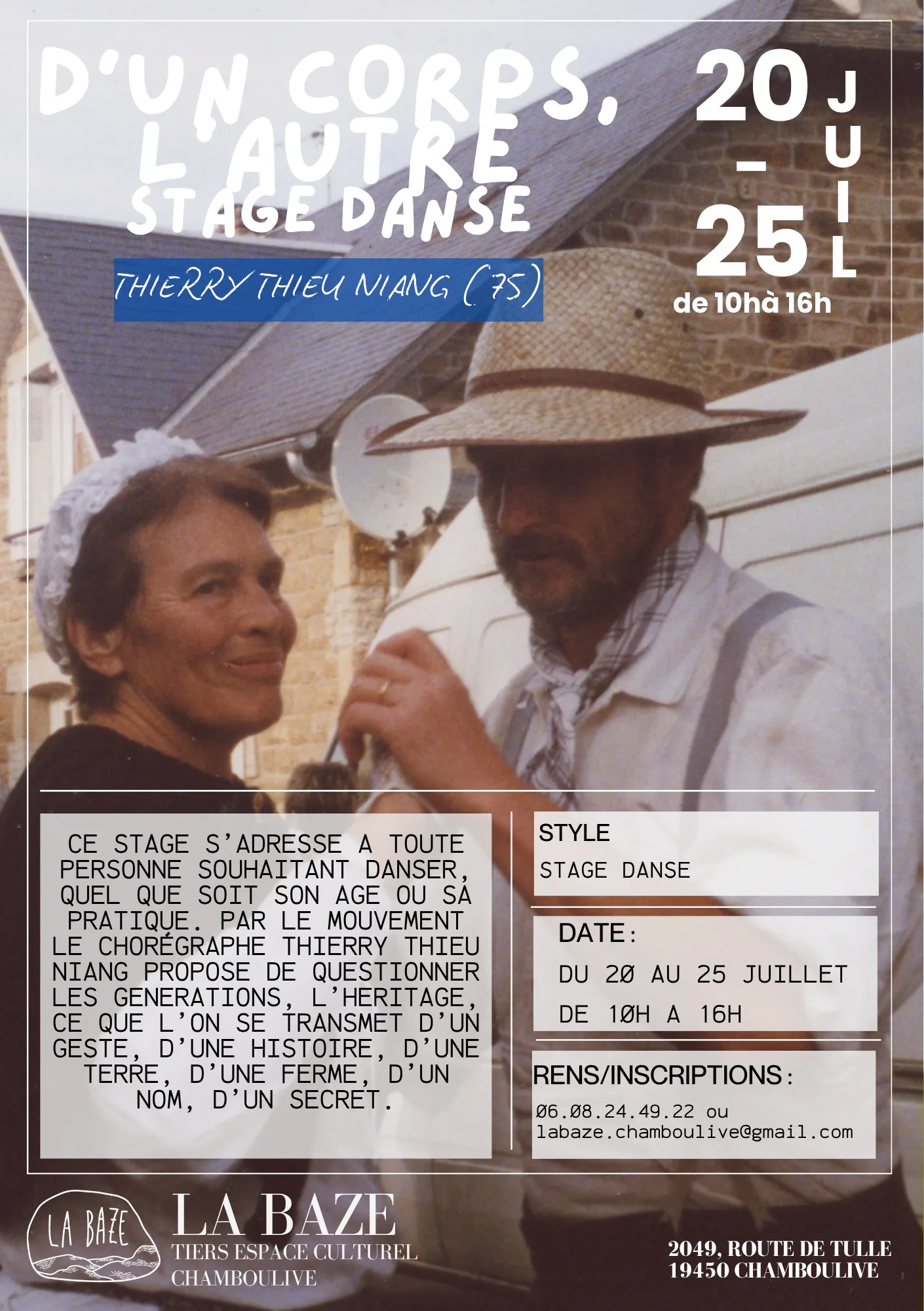 Stage Danse D'un corps