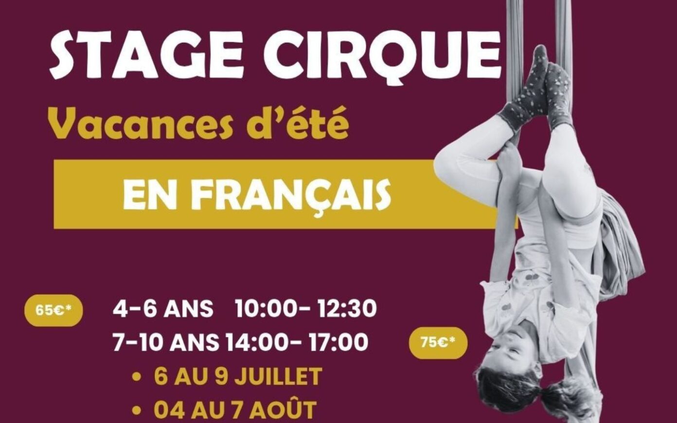 Stage de Cirque pluridisciplinaire enfants Oreka Zirkoa école de cirque Bayonne