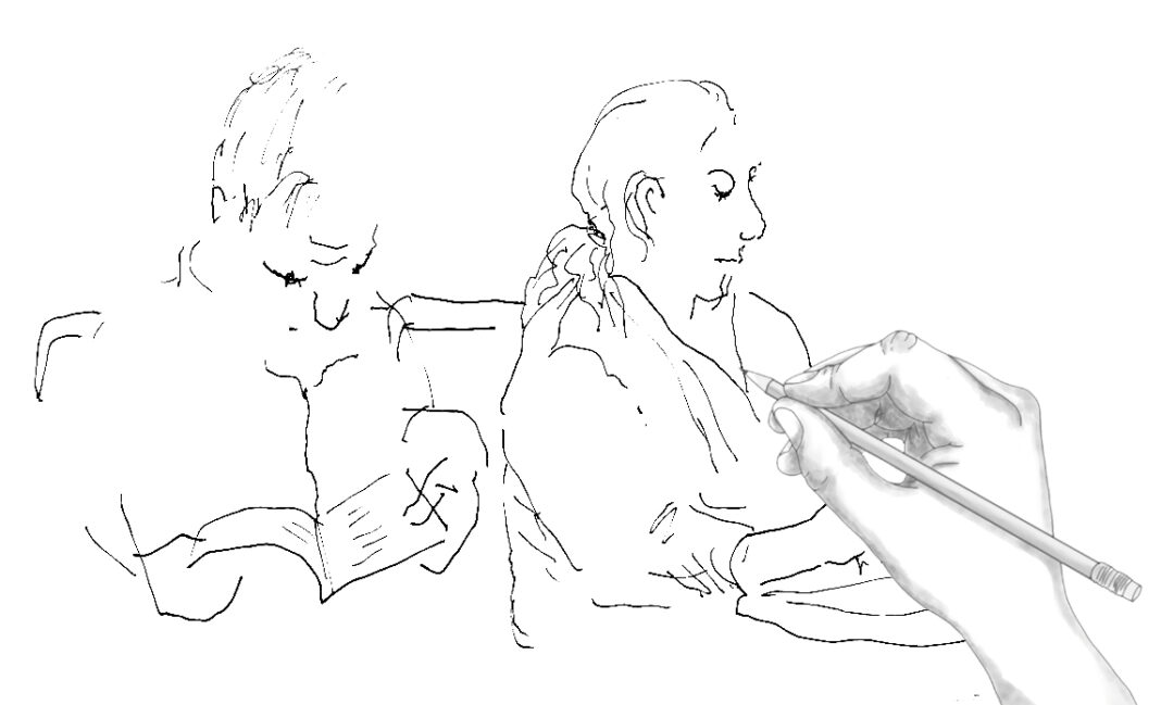 Stage de croquis à Planechaud  Vallière