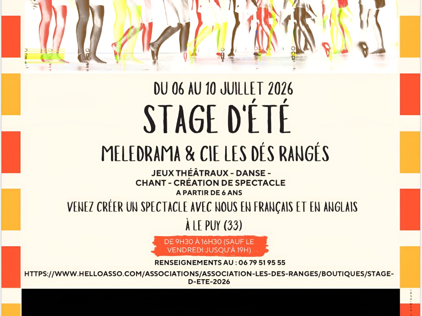 Stage d&rsquo;été  Le Puy