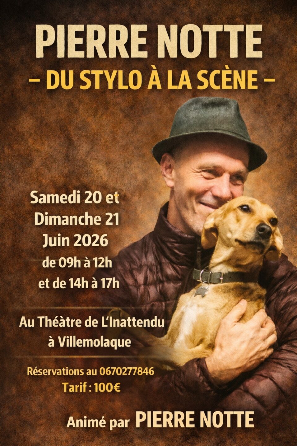 STAGE DU STYLO À LA SCÈNE Villemolaque