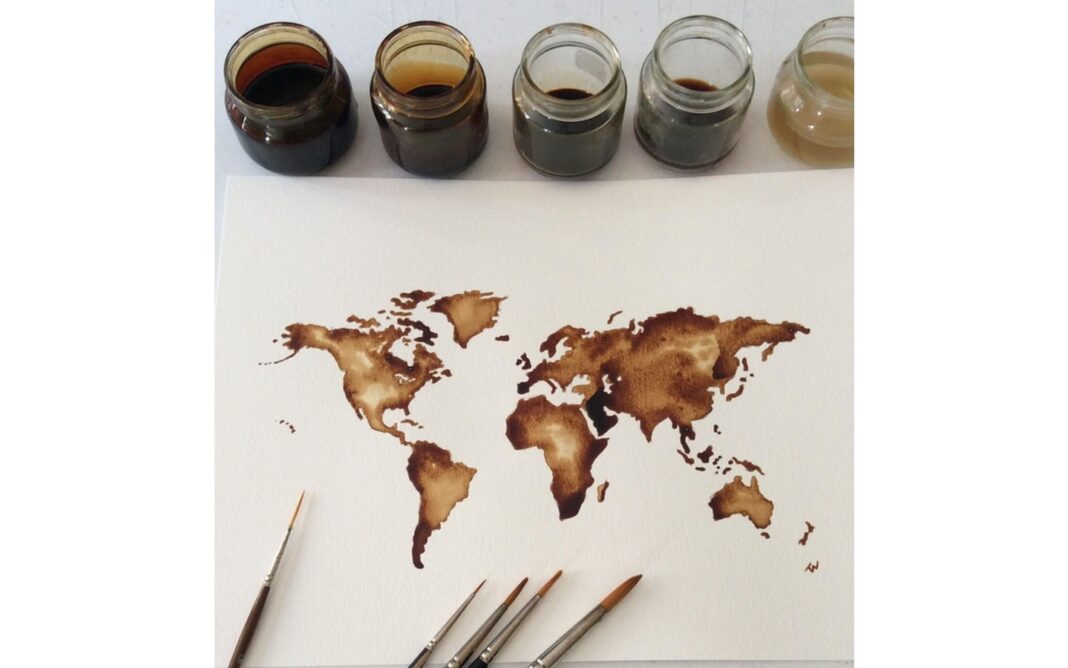 Stage l’aquarelle avec du vin et du café Atelier Slow ART Pau