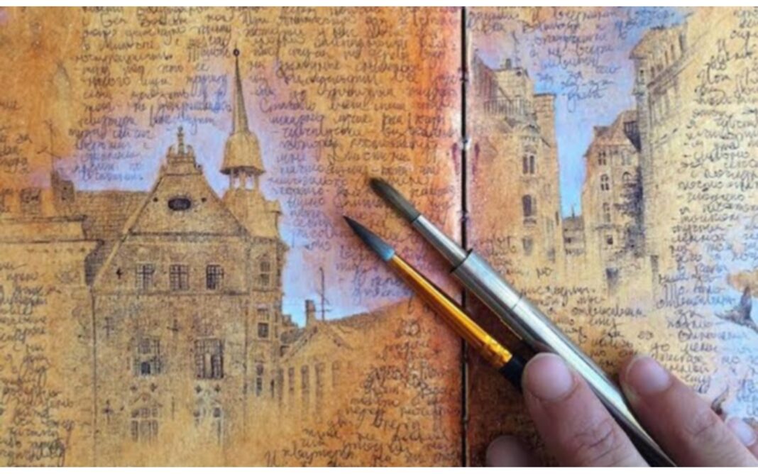 Stage le carnet d&rsquo;artiste: osez enfin ouvrir votre carnet Atelier Slow ART Pau