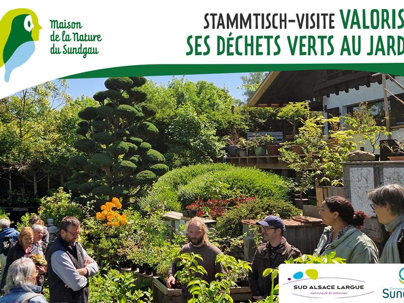 Stammtisch-conférence Valoriser ses déchets verts au jardin Ferrette