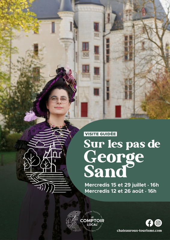 Sur les traces de George Sand à Châteauroux Place de la Victoire et des Alliés Châteauroux 2026-07-15