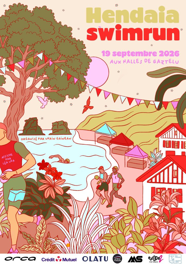 Swim and run Espalanade Bidassoa Hendaye 2026-09-19