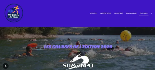 Swim-run organisé par le club de triathlon l’Armadoc Sport  Pont-de-Salars
