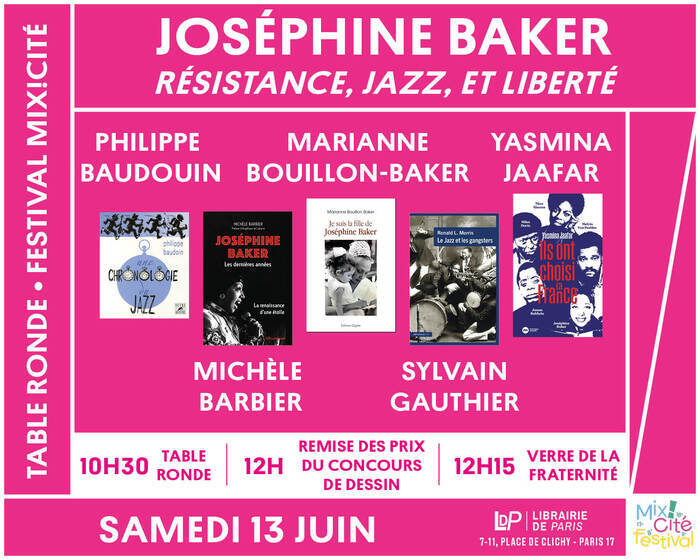 Table Ronde Joséphine Baker, Librairie de Paris, Paris