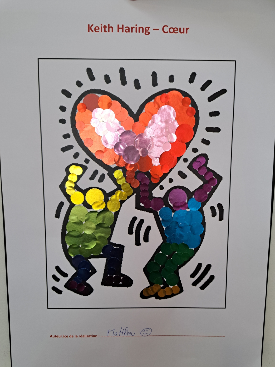 Tableau gommettes pour petites mains