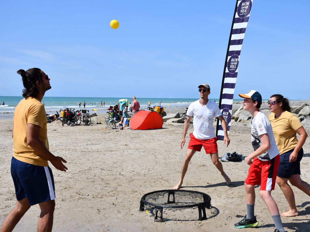Tchoukball & spikeball  Agon-Coutainville