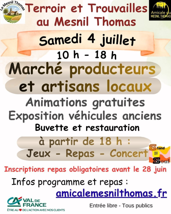 Terroir et Trouvailles / Fête de village / Marché  Le Mesnil-Thomas
