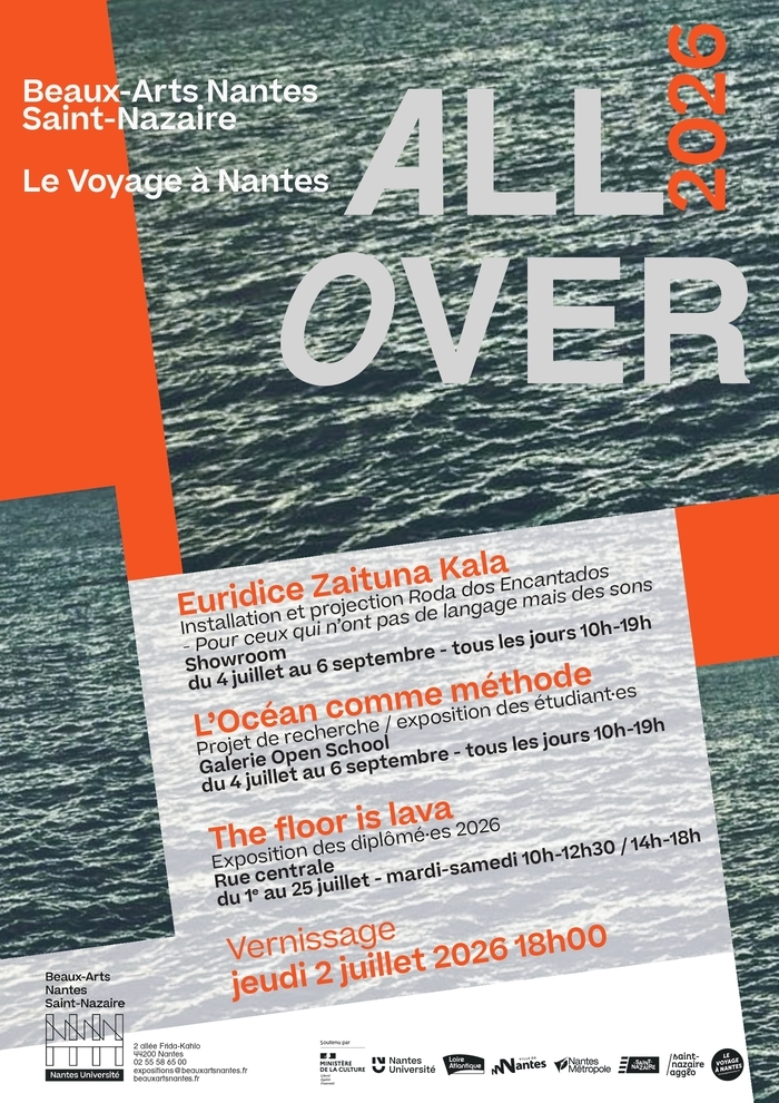 The Floor is lava – Exposition des Diplômé·es 2026 École des Beaux-Arts de Nantes Saint-Nazaire Nantes