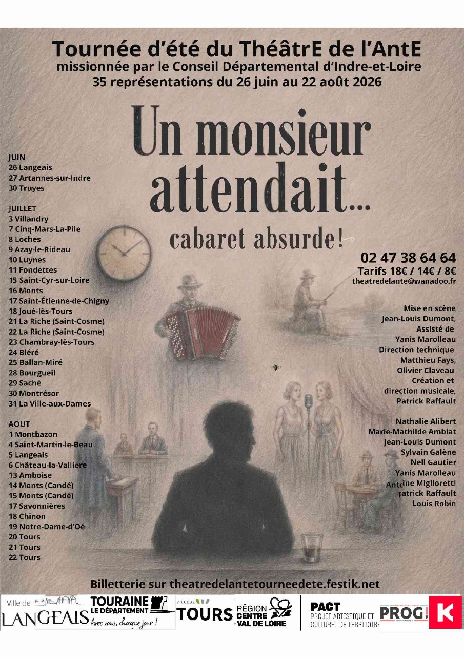 Théâtre de l&rsquo;Ante Un monsieur attendait …. cabaret absurde !  Chambray-lès-Tours