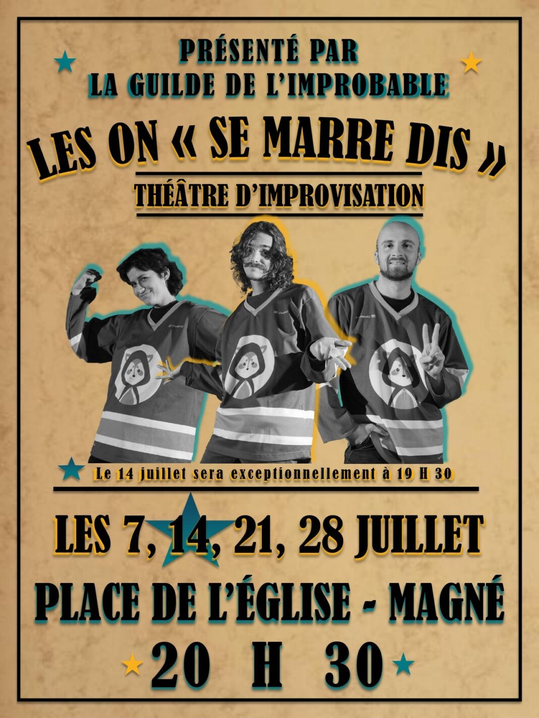 Théâtre d’impro Les on se marre dis à Magné  Magné