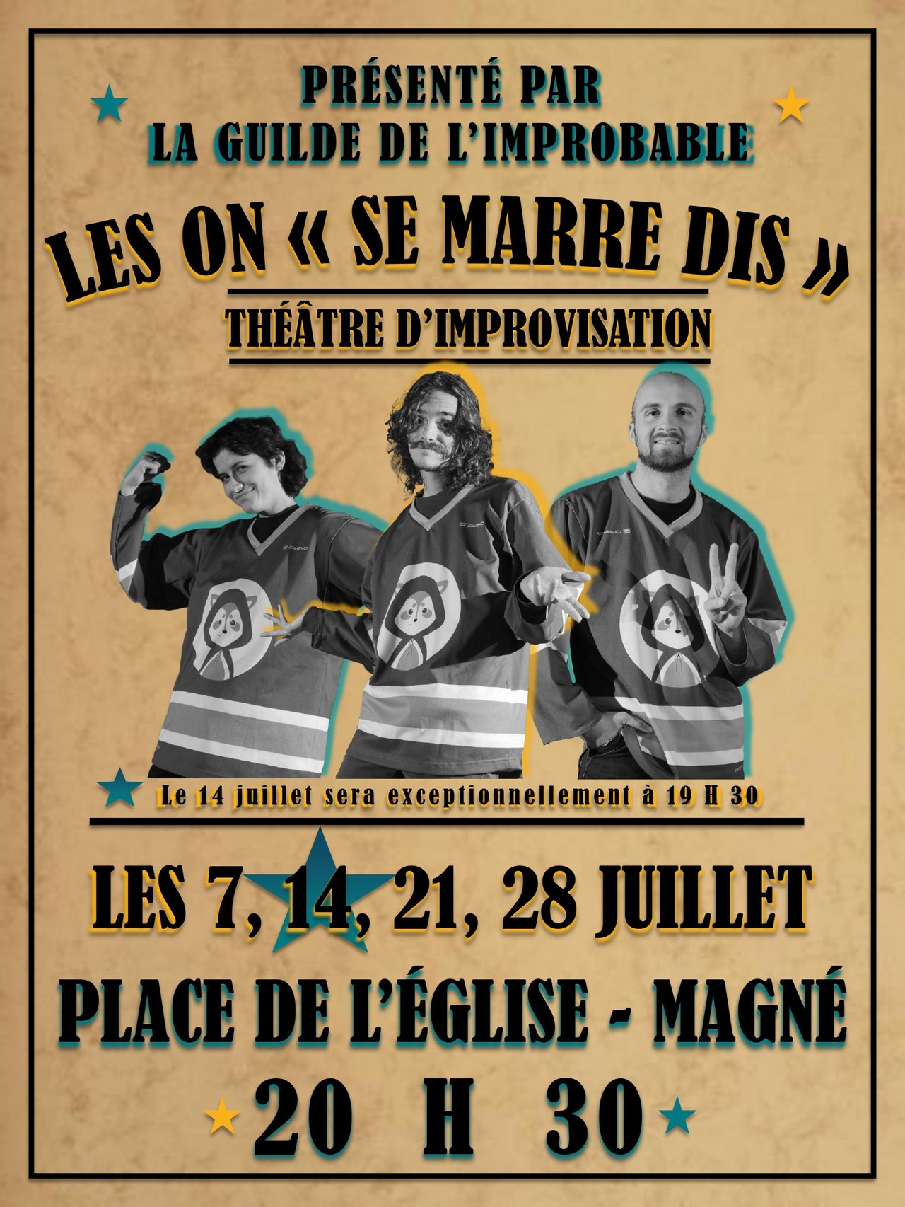 Théâtre d’impro Les on se marre dis à Magné Place du Général Largeau Magné 2026-07-07