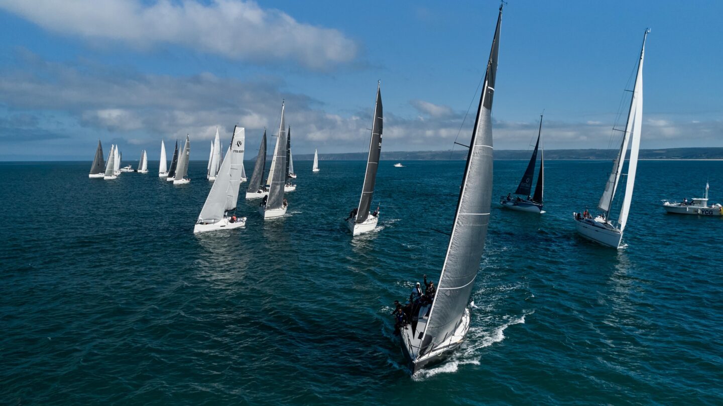Tour des ports de la Manche arrivée à Diélette Tréauville