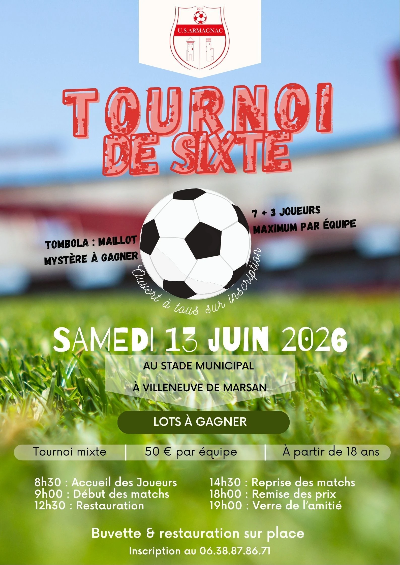 Tournoi de Sixte Stade municipal Villeneuve-de-Marsan