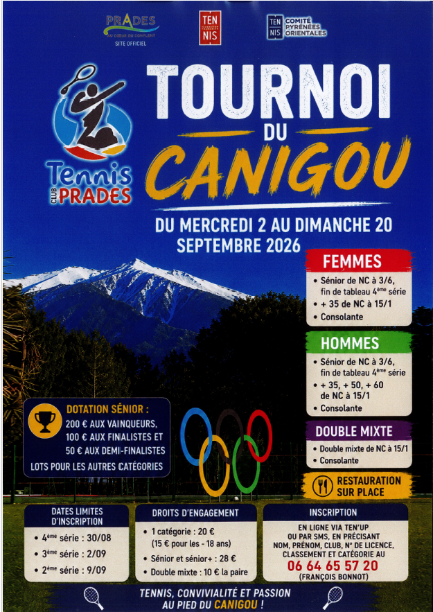 TOURNOI DU CANIGOU  Prades