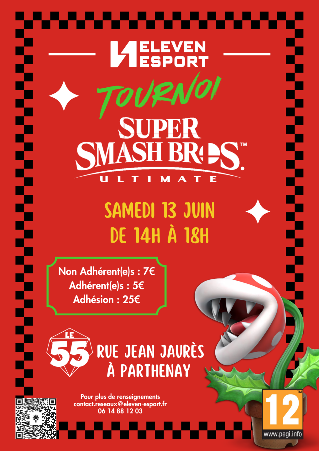 Tournoi Super Smash Bros Ultimate Le 55, la guilde ludique Parthenay