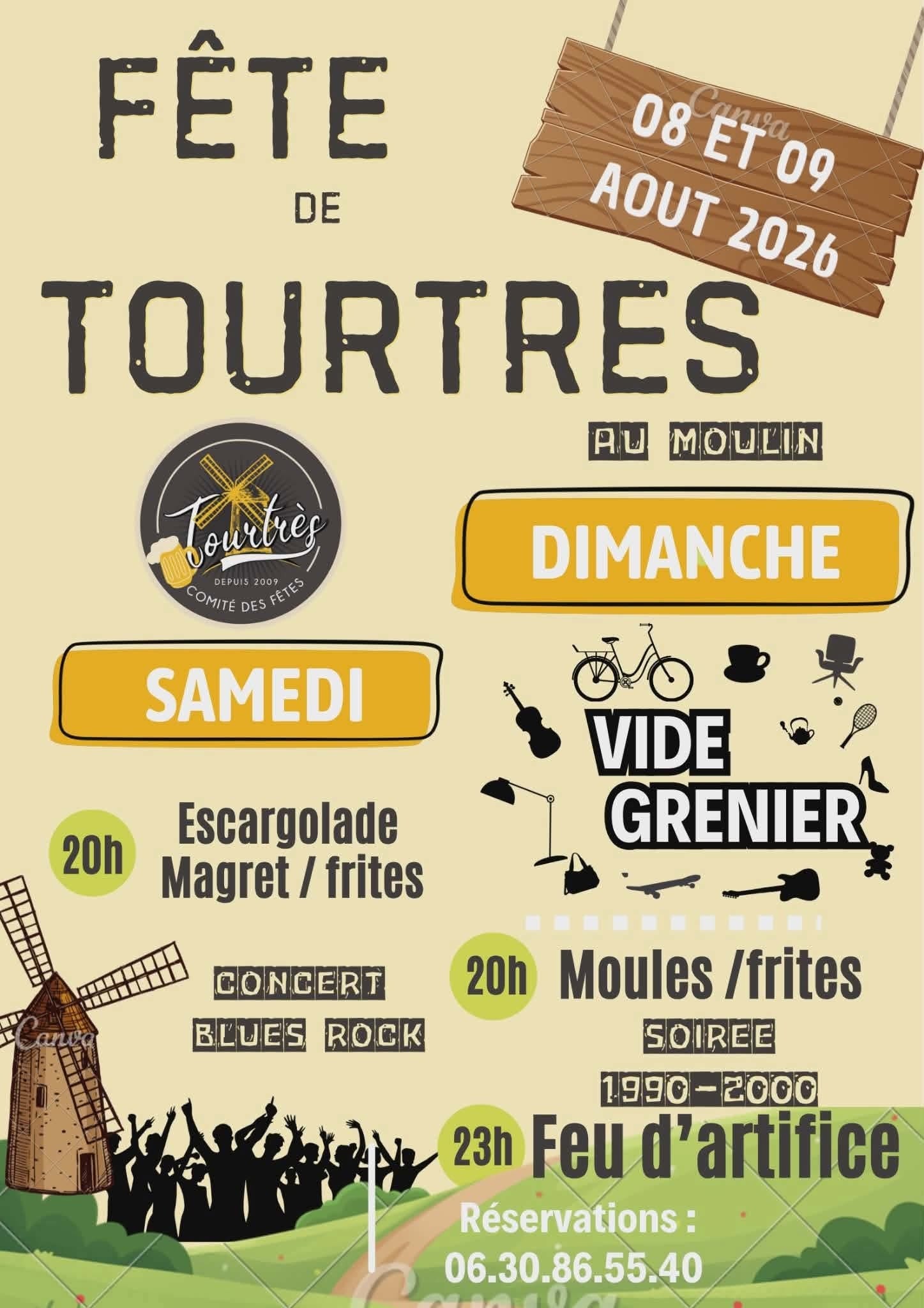 Tourtrès en fête ! Autour du moulin Tourtrès 2026-08-08
