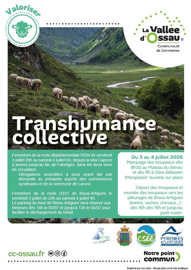 Transhumance collective  Laruns