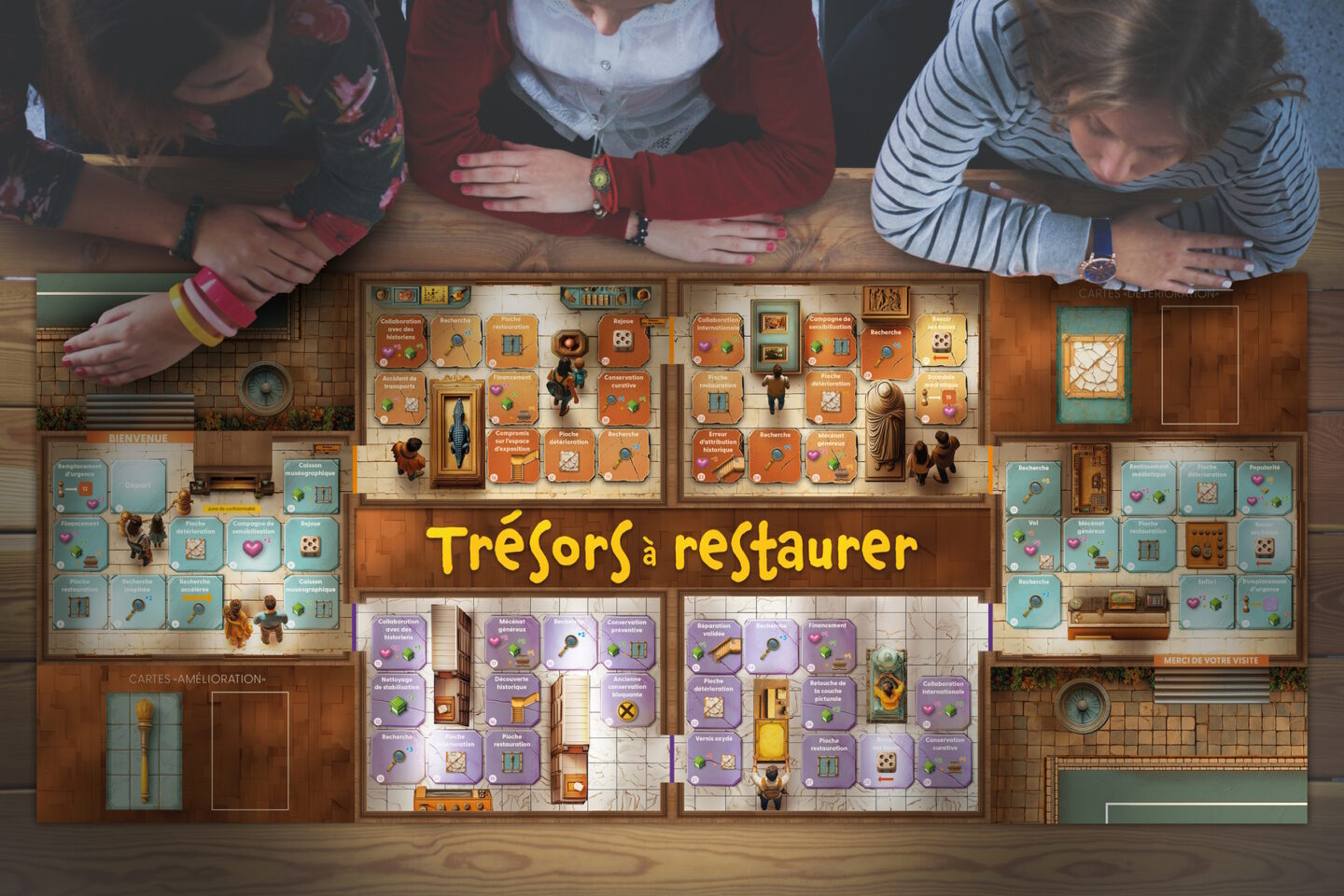 Trésors à restaurer Atelier famille Place Philibert-de-Chalon Lons-le-Saunier