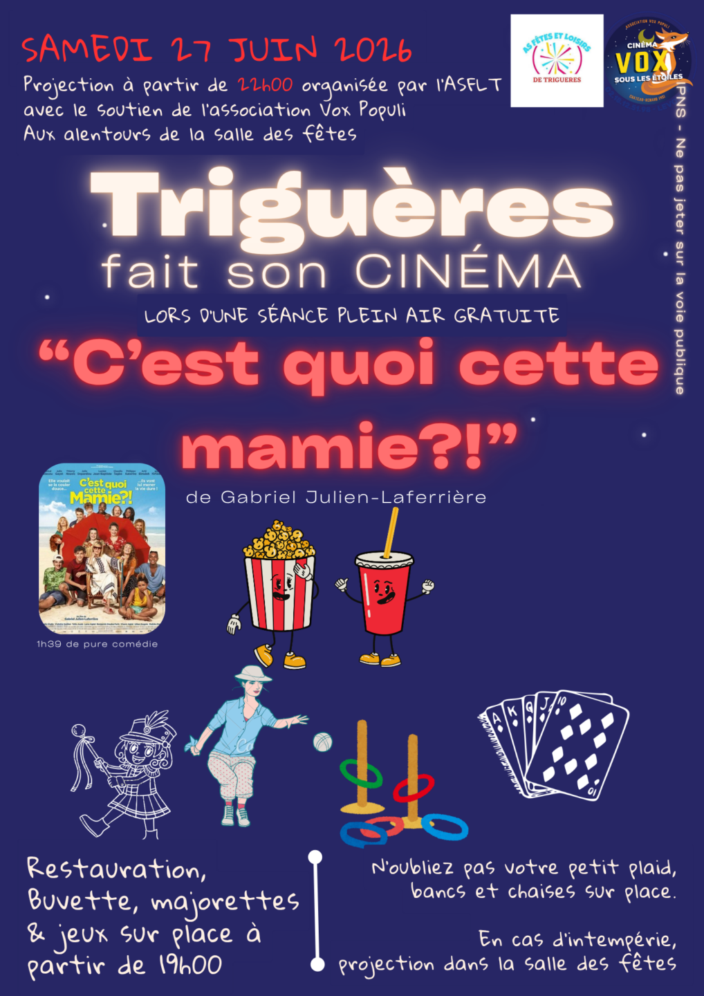 Triguères fait son cinéma C’est quoi cette mamie ? Triguères