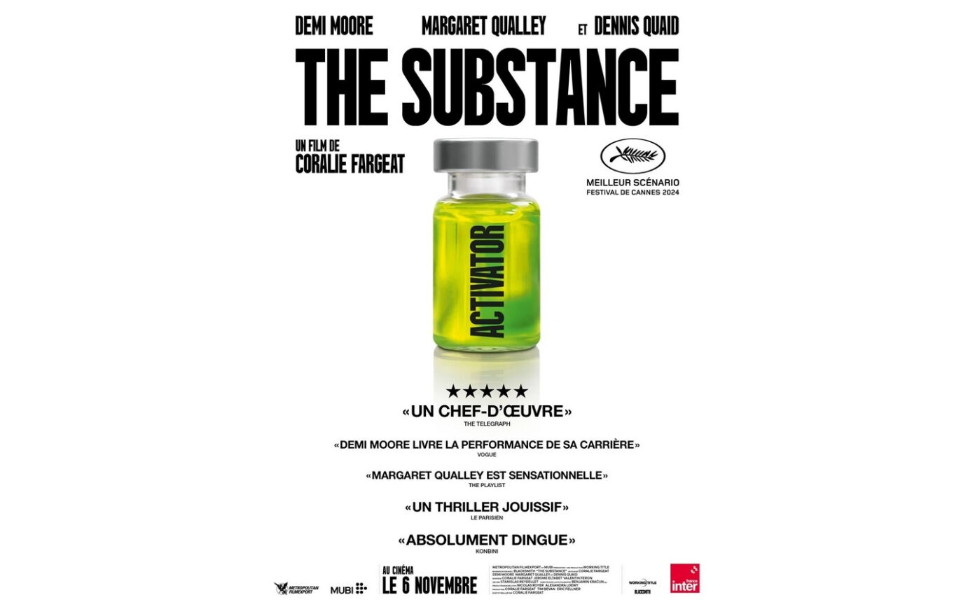 Un été au ciné The Substance (VOSTFR) Parc Ridgway Pau