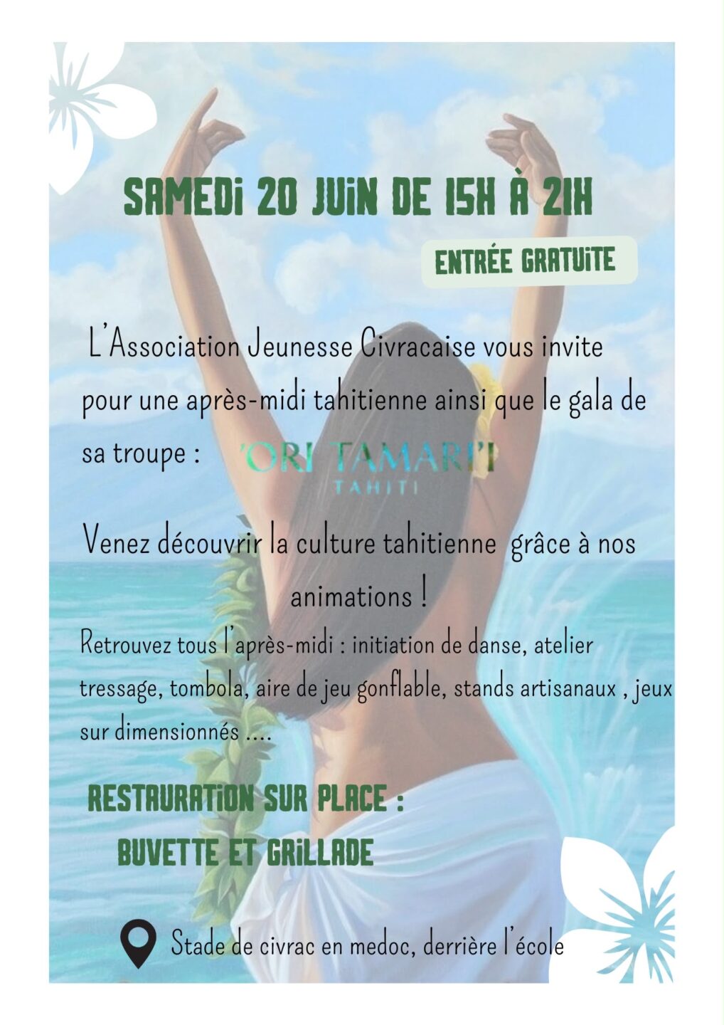 Une après midi tahitienne Civrac-en-Médoc
