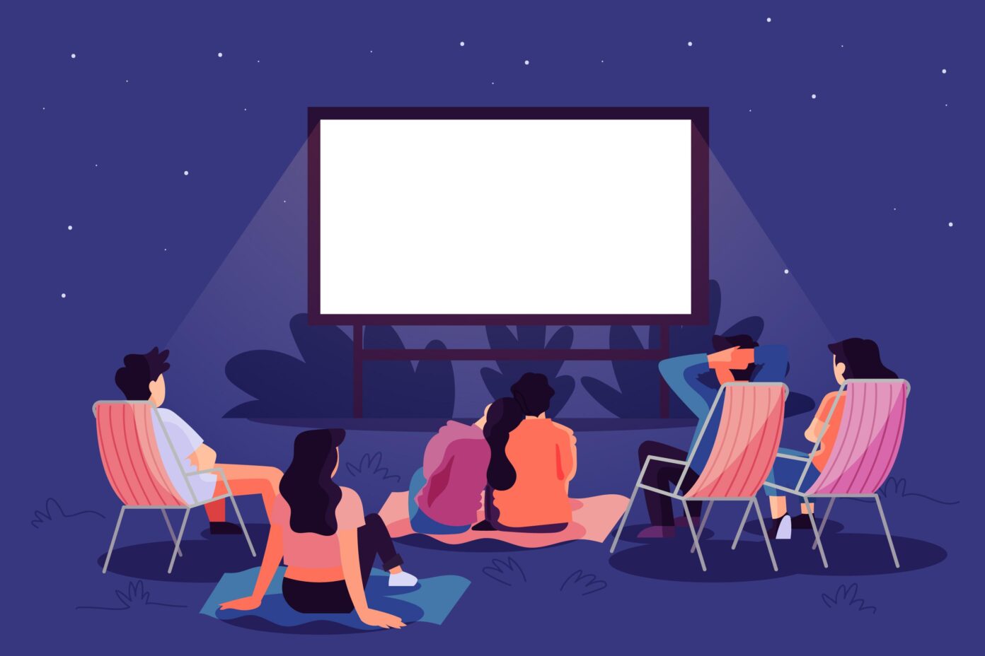 Une toile sous les étoiles Cinéma Plein Air  Saint-Martin-la-Pallu