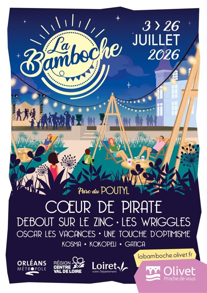 Une Touche d’Optimisme pour l’Edition 2026 de La Bamboche ! Parc du Poutyl Olivet