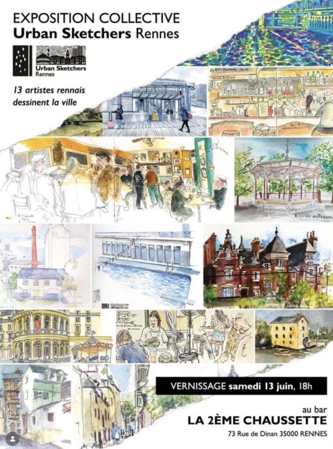 urban sketchers rennes