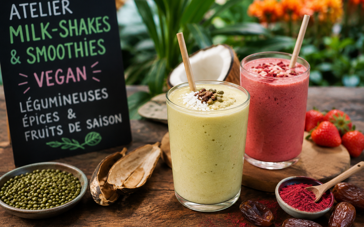 Venez réaliser vos milk-shakes et smoothies végan Cabanon de la Place des Fêtes (CAPLA) Paris