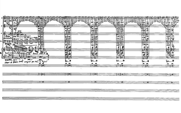 Viaduc : temps musical et exposition de partitions graphiques Hôtel Isaïe de Rochefort (DRAC Nouvelle-Aquitaine - Site de Poitiers) Poitiers