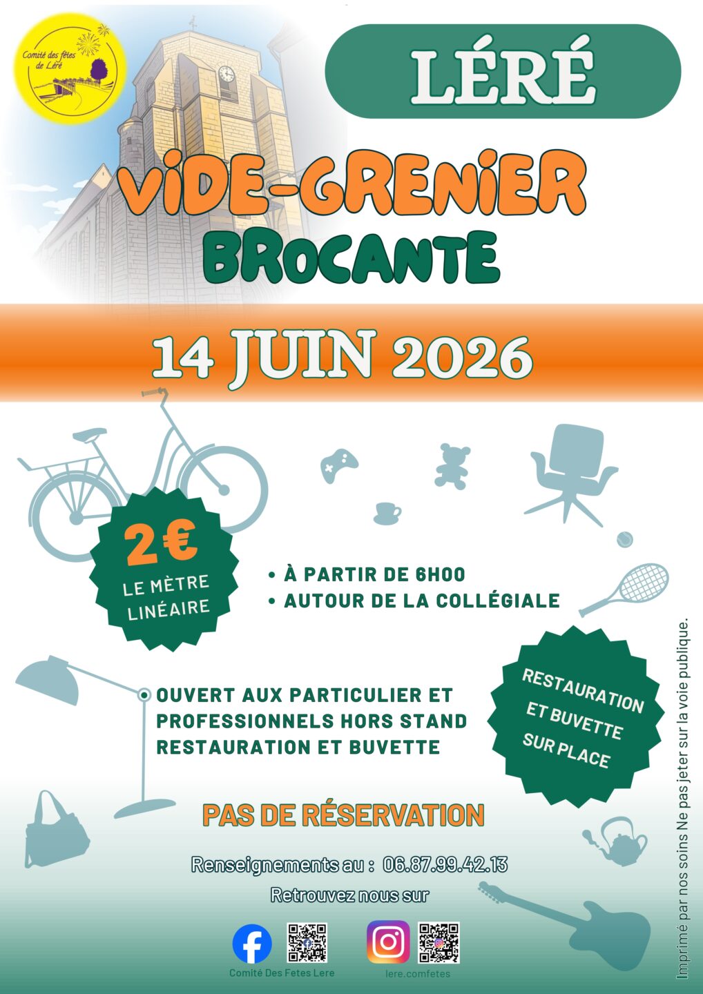 Vide-grenier Brocante Léré