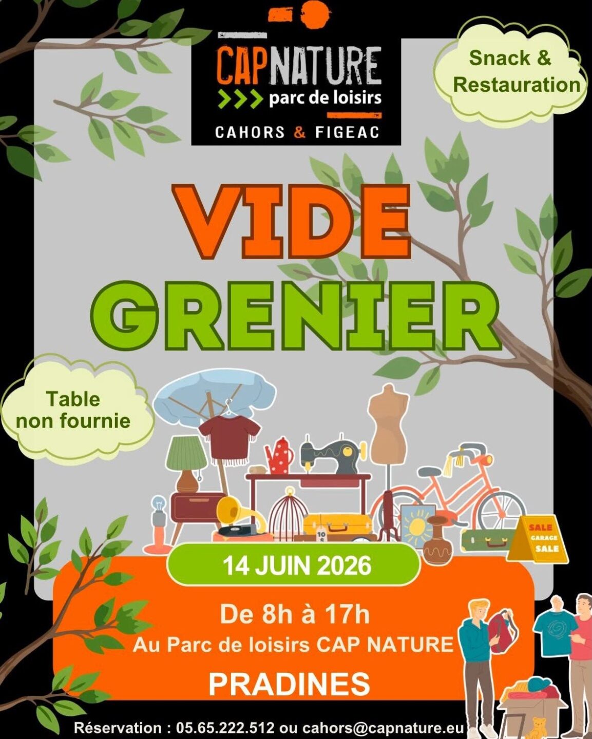 Vide-grenier Cap Nature Pradines