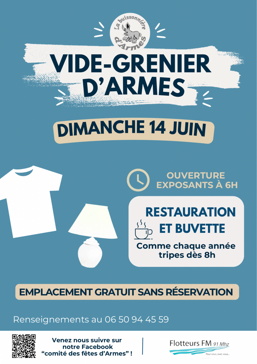 Vide Grenier d&rsquo;Armes Rues du bourg Armes